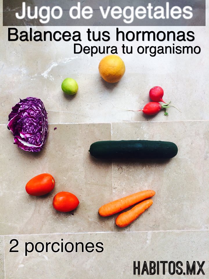 Jugo De Vegetales Balancea Tus Hormonas Y Depura Tu Organismo