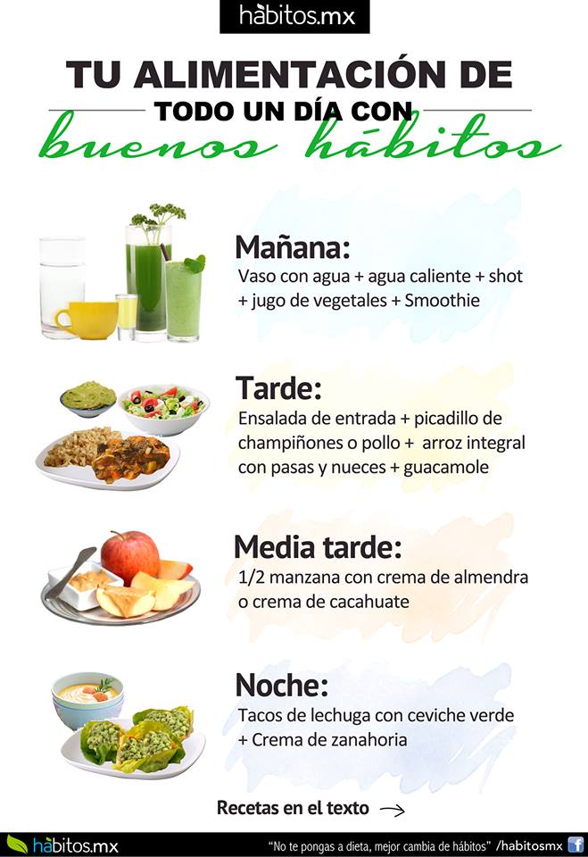 Tu Alimentación De Todo Un Día Con Buenos Hábitos Hábitos Health Coaching 1745