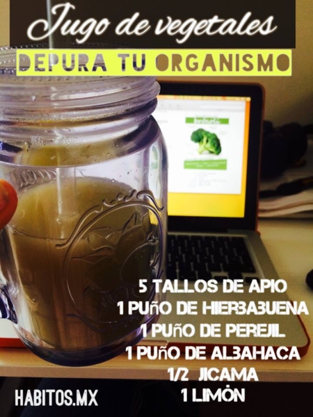 Jugo De Vegetales -Para Depurar El Organismo- – Hábitos Health Coaching