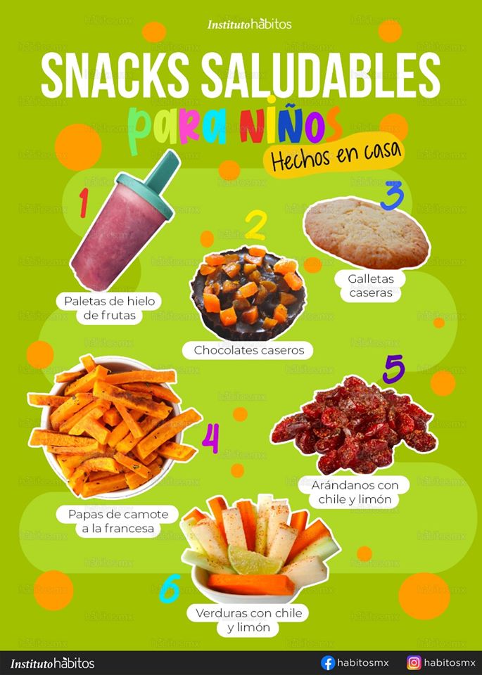 4 snacks saludables para hacer con tus niños/as - Ternurarte